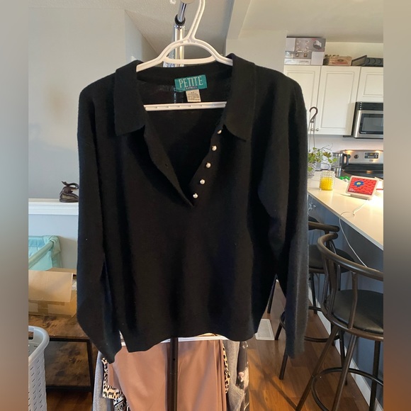 Vintage Petite Express Long Sleeve Sweater - Picture 5 of 6